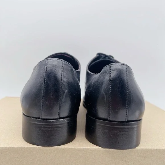 BRUNO MAGLI Cilo Men's Oxford Derby Dress Shoes Black Leather US 9 M MSRP $395